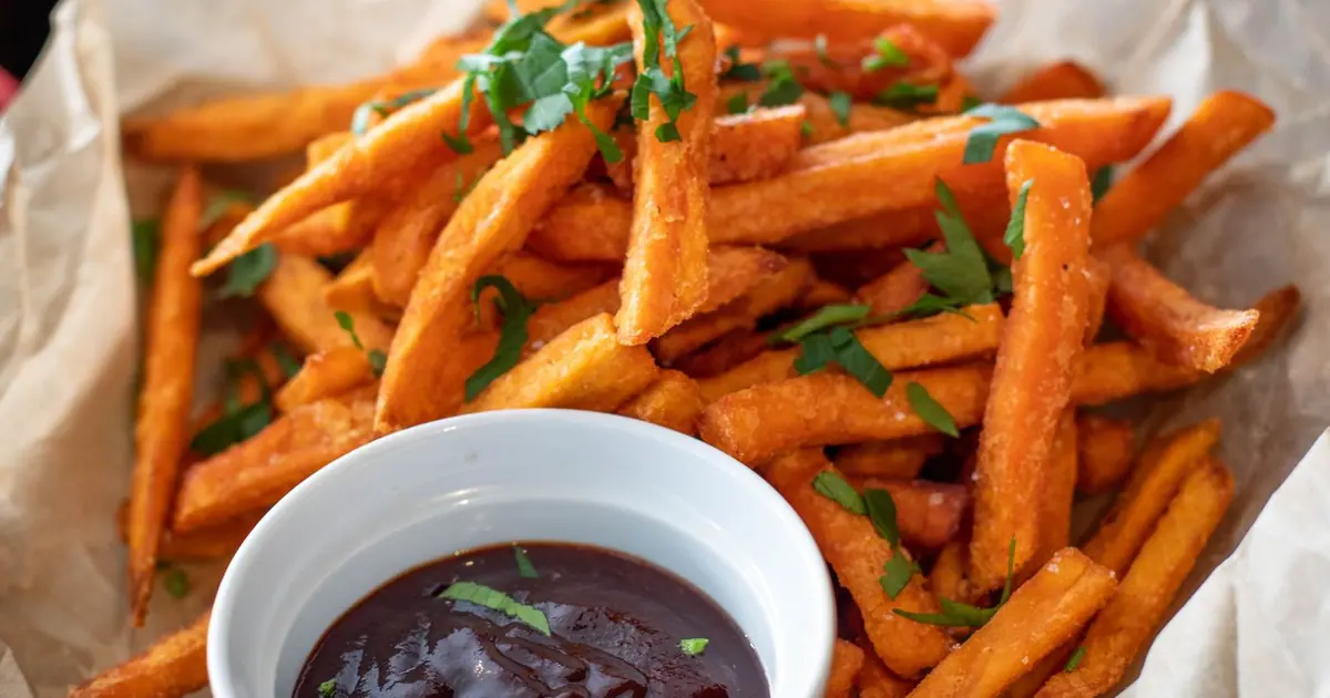 Seasoned fries served with a dipping sauce - Sodium at Wingstop: which items are saltiest